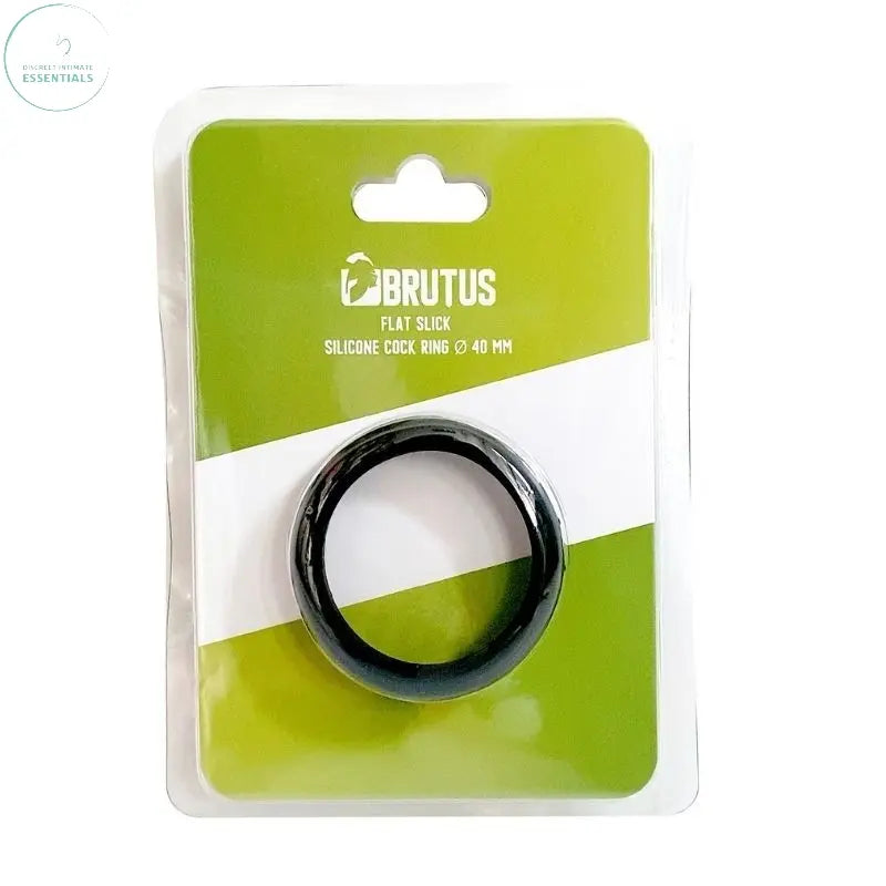 Affordable quality Brutus Flat Slick Cock Ring 40mm  from Brutus by Discreet Intimate Essentials with Discreet Delivery 