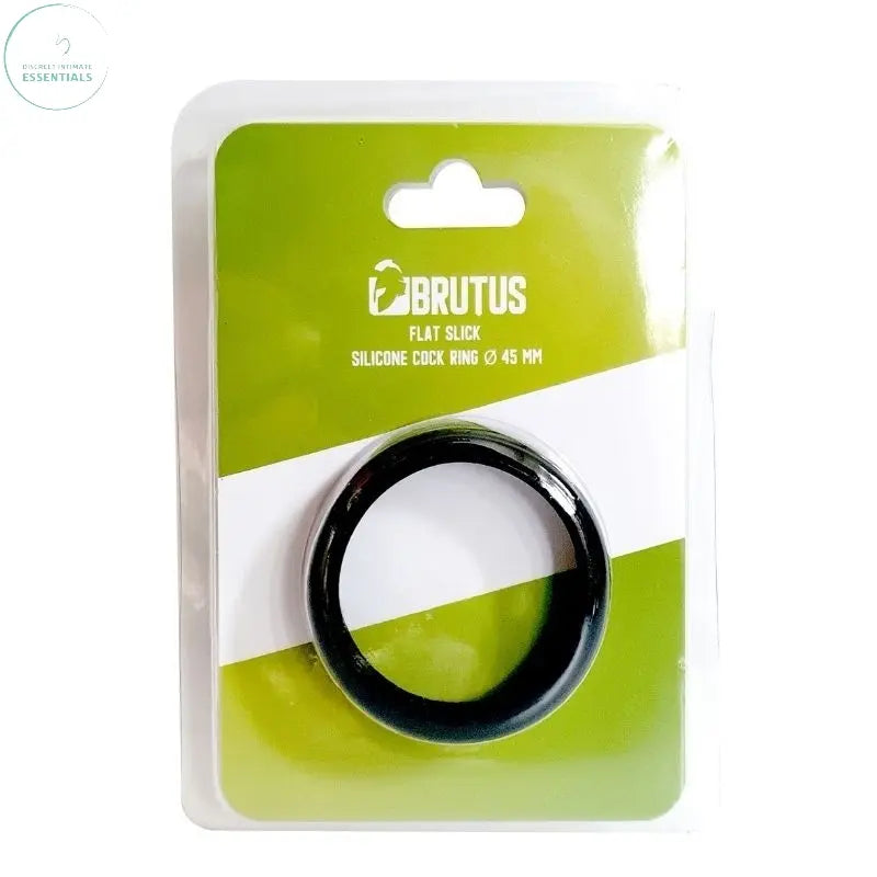 Affordable quality Brutus Flat Slick Cock Ring 45mm  from Brutus by Discreet Intimate Essentials with Discreet Delivery 