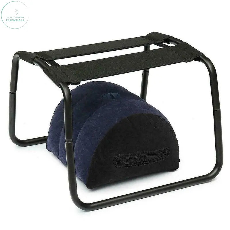 Sex Chair with Pillow design featuring adjustable straps and padded support for enhanced intimacy.