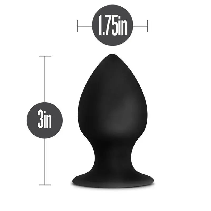 Anal Adventures Platinum Silicone Anal Stout Plug Medium Anal Adventures Discreet Intimate Essentials.