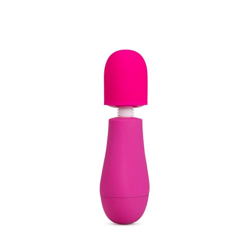 Rose Petite Massage Wand Pink, a mini massage wand for deep vibration and comfortable use.