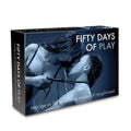 Fifty Days of Play box showcasing a bondage kink play game with enticing imagery and alluring text.