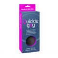 Quickie Gag Medium Ball Black packaging showcasing the silicone ball gag, ideal for intimate essentials for her and role play.