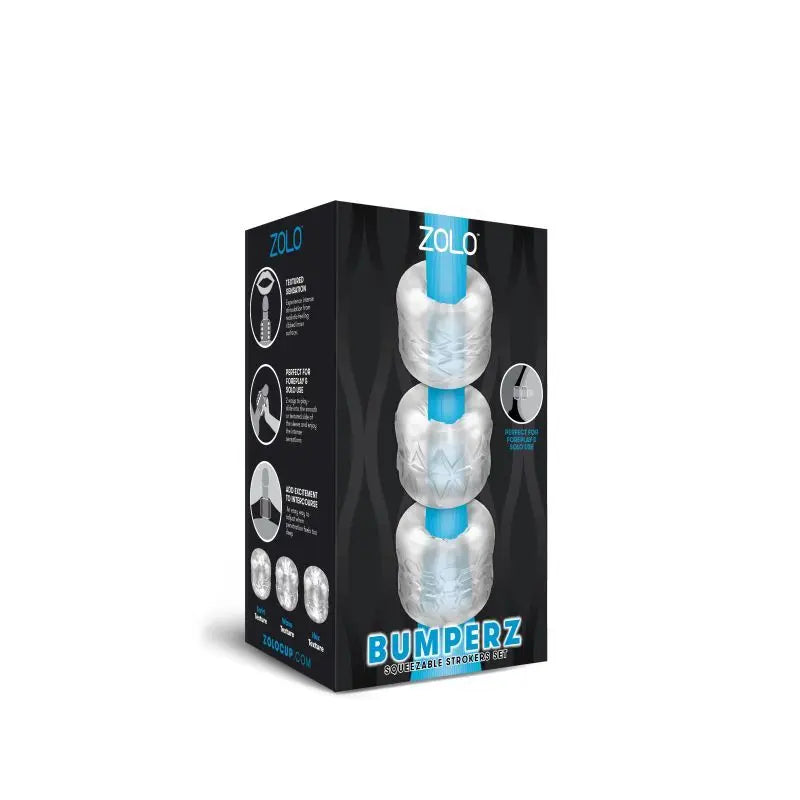 Affordable quality Zolo Bumperz 3 Pc  from ZOLO by Discreet Intimate Essentials with Discreet Delivery 