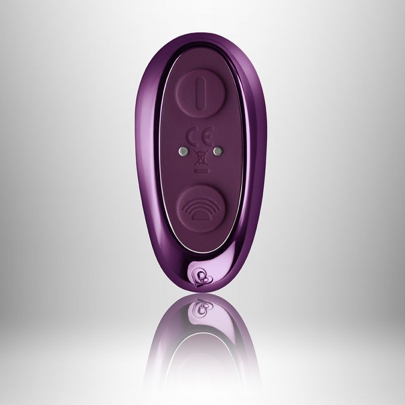 Remote control for Rock Chick sex toy featuring ergonomic design and intuitive buttons.
