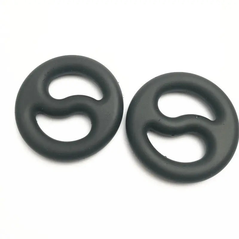 Affordable quality Brutus Yin Yang Silicone Cock and Ball Duo Ring  from Brutus by Discreet Intimate Essentials with Discreet Delivery 