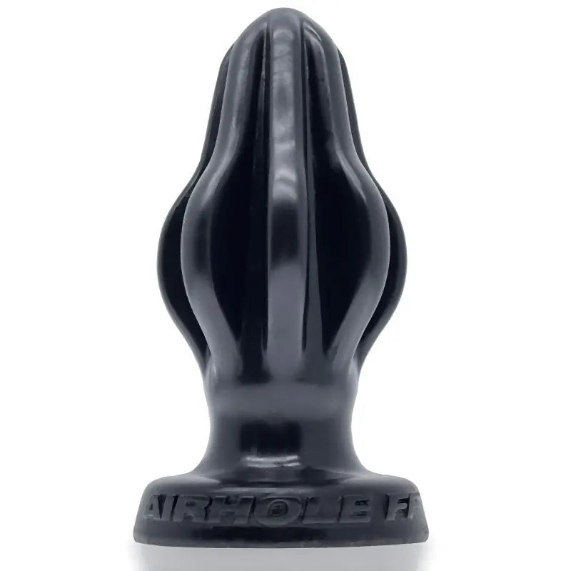 Airhole-1 Finned Buttplug Black OxBalls Discreet Intimate Essentials.