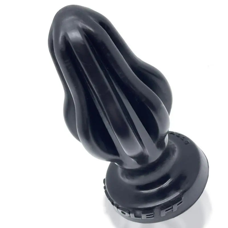 Airhole-1 Finned Buttplug Black OxBalls Discreet Intimate Essentials.