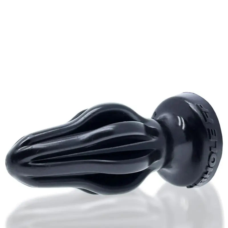 Airhole-1 Finned Buttplug Black OxBalls Discreet Intimate Essentials.