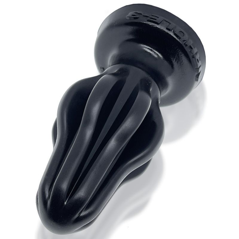 Airhole-2 Finned Buttplug Black for unique sensations, intimate essentials for her, sexy toys for men.