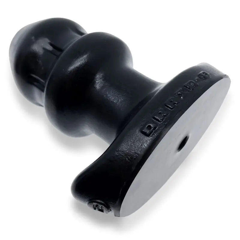 Drain O Flow Thru Buttplug Black OxBalls Discreet Intimate Essentials.