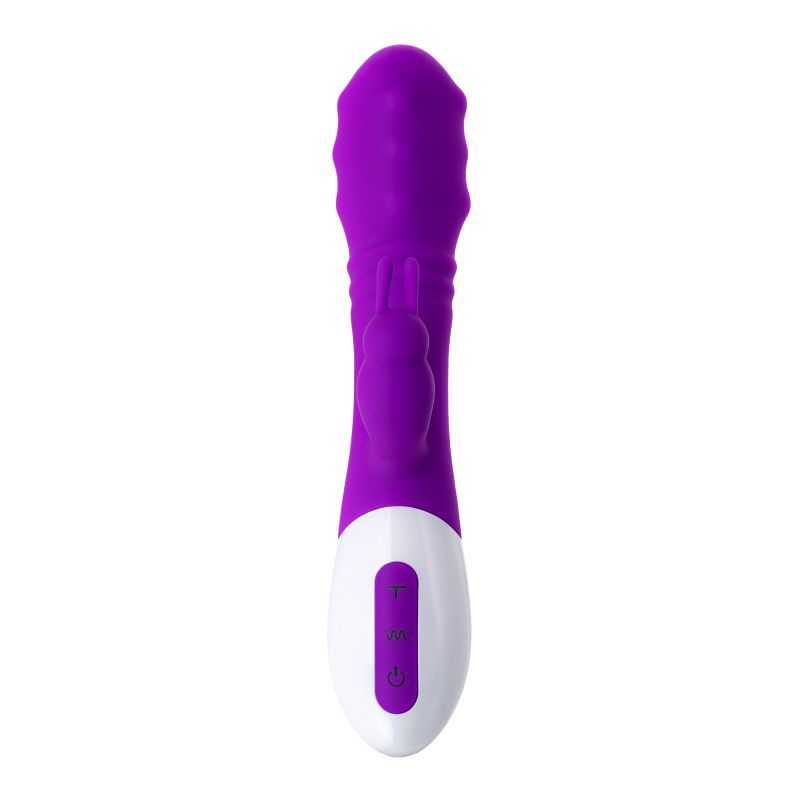 JOS Taty Pulsating Rabbit Vibrator, a clit stimulating vibrator with 7 functions and 3 speeds, made of silicone.