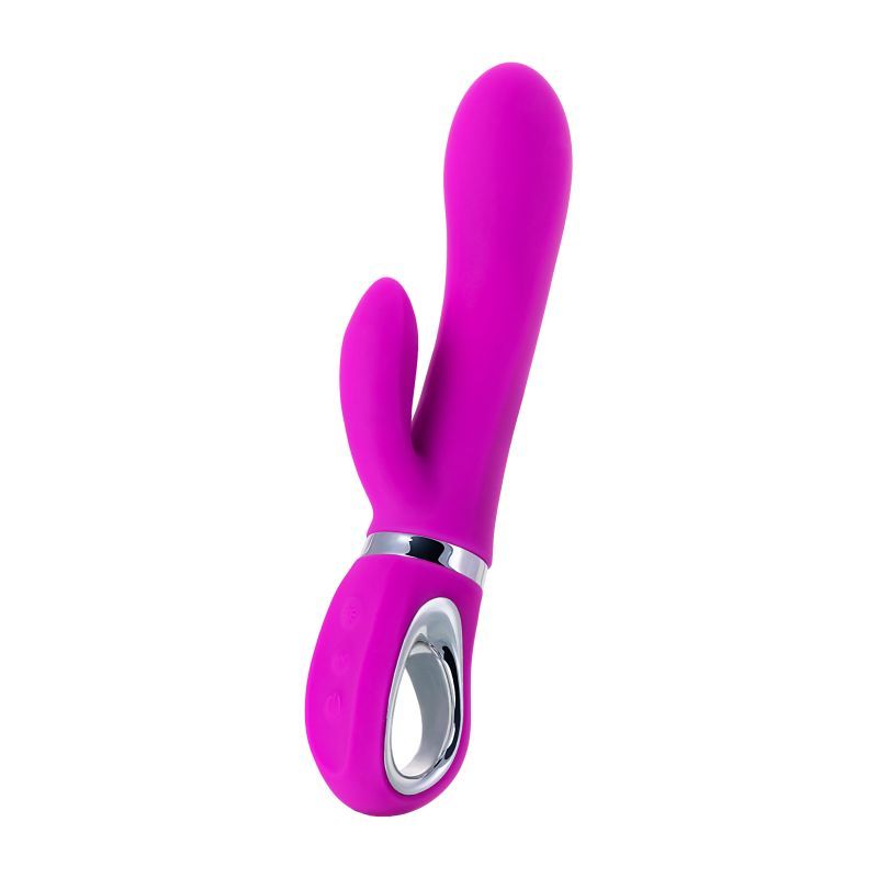 JOS Joly Clit Stimulating Vibrator in fuchsia, silicone material, designed for pleasure, 10 functions, clitoral stimulating vibrator.