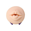 JOS Yara masturbator featuring a detailed mouth design in violet and skin colors, silicone and TPR material.