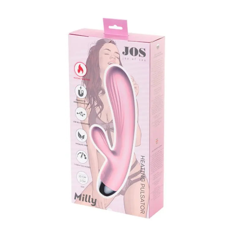 JOS Milly Heating Vibrator JOS Discreet Intimate Essentials.