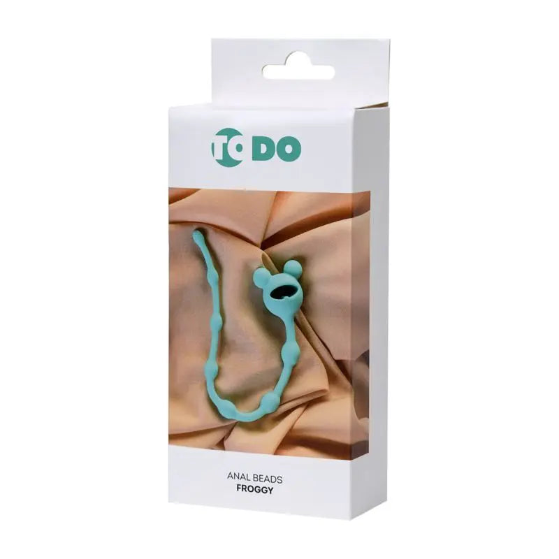 ToDo Froggy Anal Chain Teal ToDo Discreet Intimate Essentials.