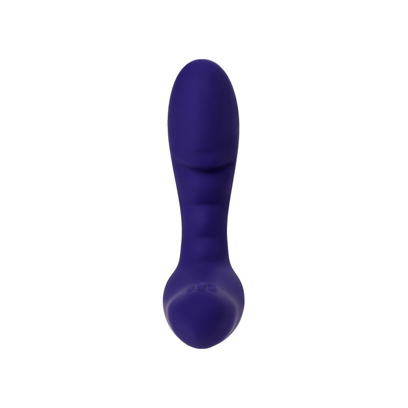 ToDo Bruman Vibrating Prostate Stimulator in violet color, 12cm x 3cm, made of silicone and ABS, waterproof design.