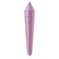 Satisfyer Ultra Power Bullet 8 in lilac with cone-shaped end for erogenous zone stimulation.