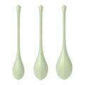 Satisfyer Yoni Power Balls 2 Green 3 Pc Set Satisfyer Discreet Intimate Essentials.