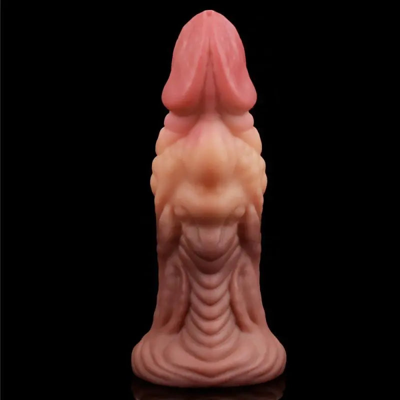 Nature Cock 7in Dual Layer Huge ALIEN Silicone Butt Plug Dildo Lovetoy Discreet Intimate Essentials.