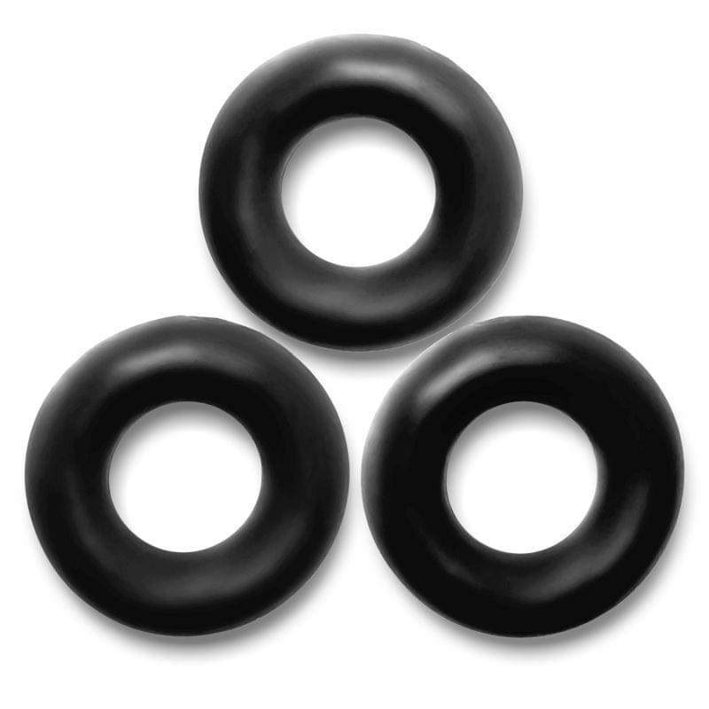 Fat Willy 3 Pc Jumbo Cockrings Black by OxBalls from Discreet Intimate Essentials for  Adult Toys, quality products at discount affordable prices.