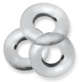 Fat Willy 3 Pc Jumbo Cockrings Clear by OxBalls from Discreet Intimate Essentials for  Adult Toys, quality products at discount affordable prices.