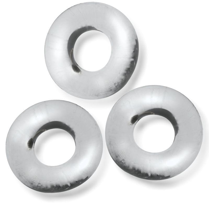 Fat Willy 3 Pc Jumbo Cockrings Clear by OxBalls from Discreet Intimate Essentials for  Adult Toys, quality products at discount affordable prices.
