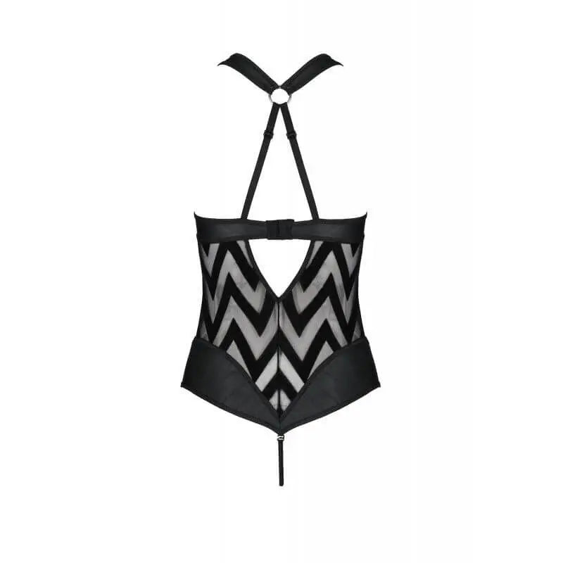 Hima Bodysuit Black Passion Lingerie Discreet Intimate Essentials.