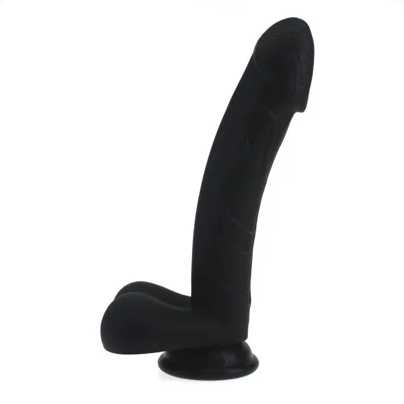 Realistic Cock w Balls Black X-MEN Discreet Intimate Essentials.