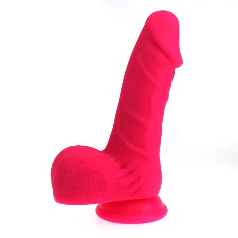 Pedro Thick Realistic Cock w Balls Pink X-MEN Discreet Intimate Essentials.