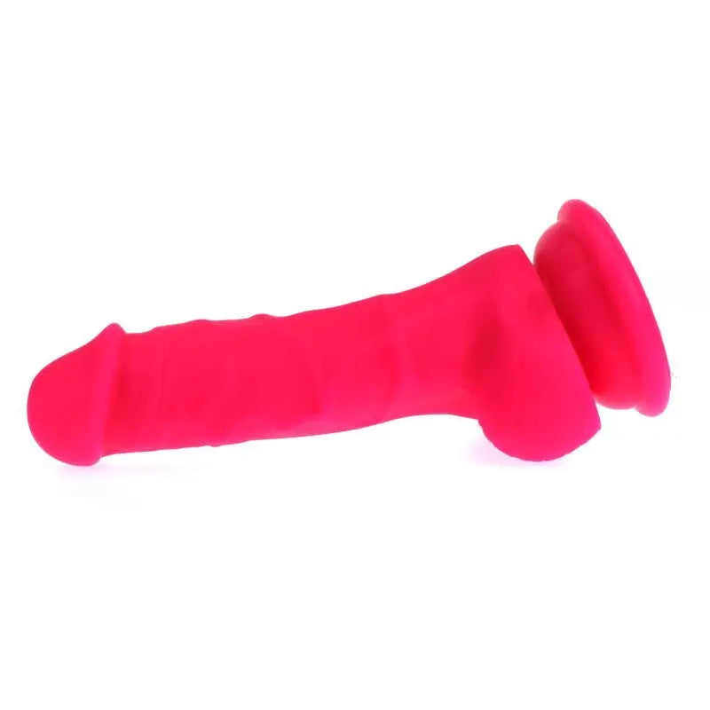 Realistic Dildo Veined Shaft w Balls Pink X-MEN Discreet Intimate Essentials.