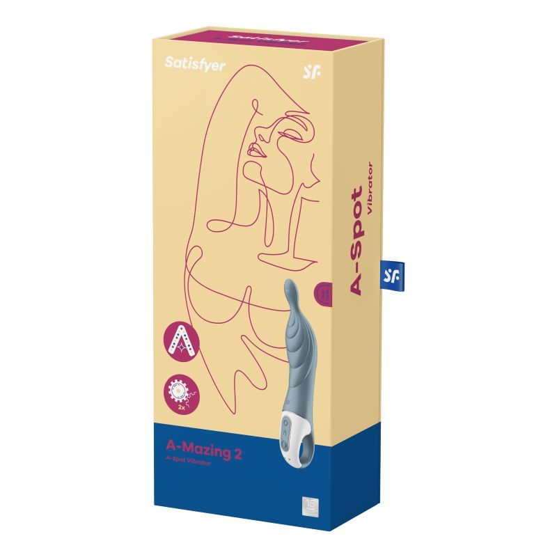 A-mazing 2 Vibrator packaging featuring A-spot vibrator design and product details.