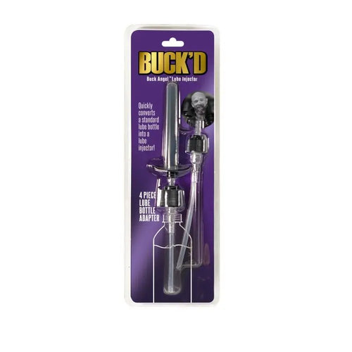 Buckd Lube Injector 4 Pc Bottle Adapter Demon Kat Discreet Intimate Essentials.