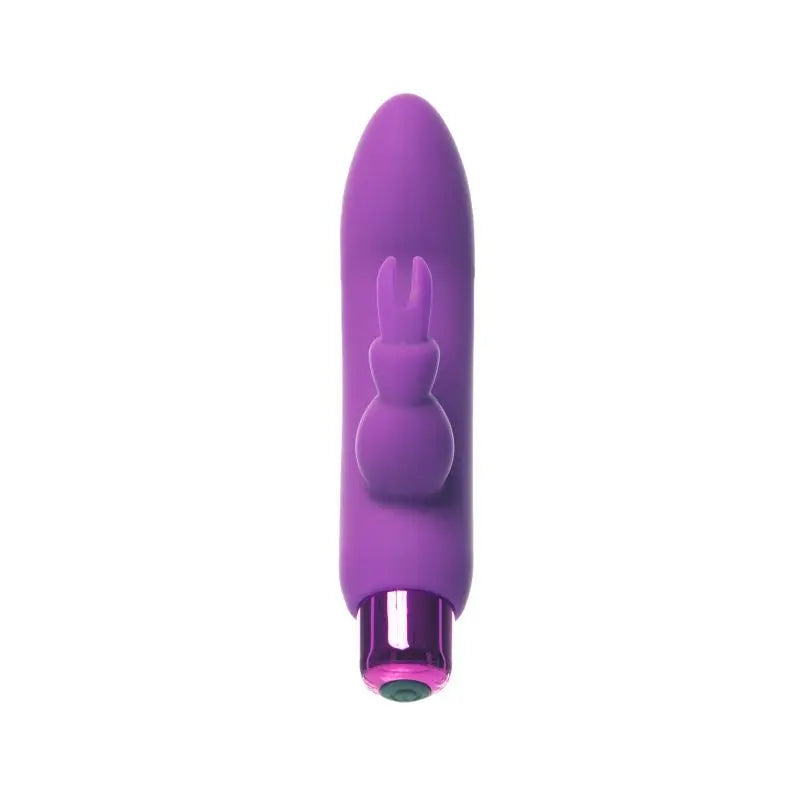 Affordable quality Alices Bunny Rechargeable Bullet w Rabbit Sleeve Purple  from PowerBullet by Discreet Intimate Essentials with Discreet Delivery 