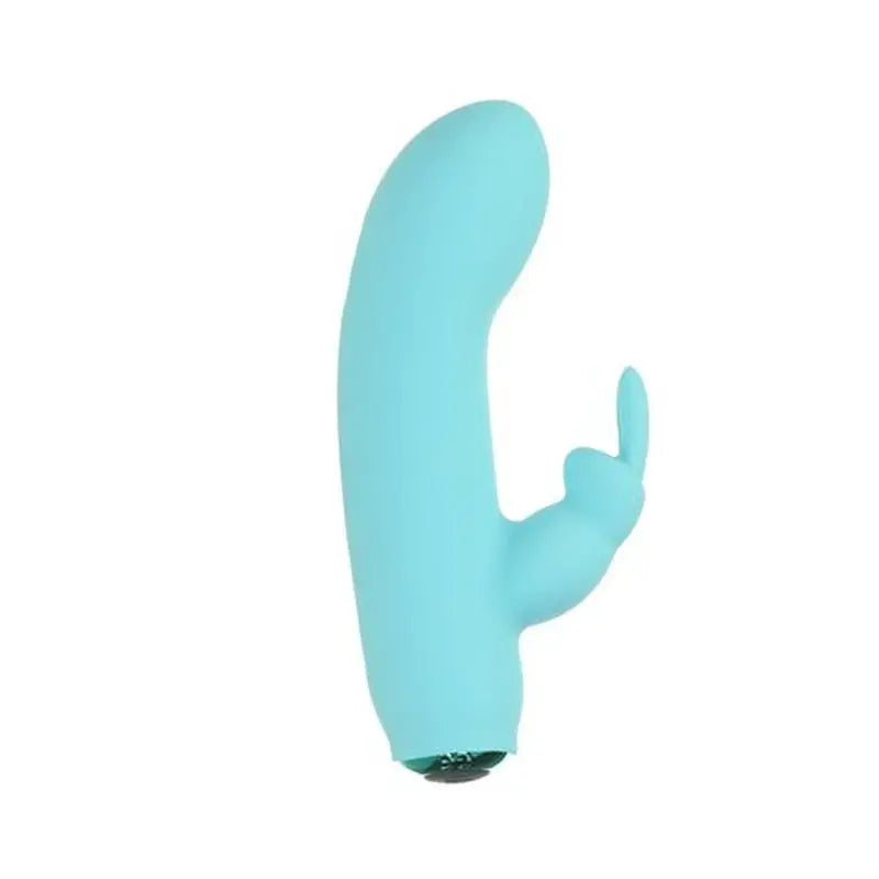 Alices Bunny Rechargeable Bullet w Rabbit Sleeve Teal PowerBullet Discreet Intimate Essentials.