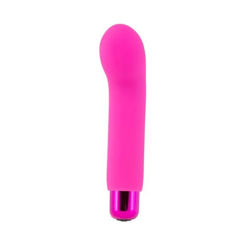 G-spot vibrator Sara's Spot in vibrant pink with a sleek design for ultimate pleasure.