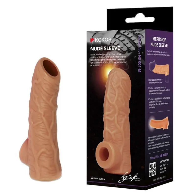 Nude Sleeve 1 Small Kokos Discreet Intimate Essentials.