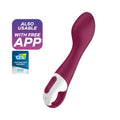 Satisfyer Hot Spot warming G-spot vibrator with app compatibility, distinct design, and award-winning features.