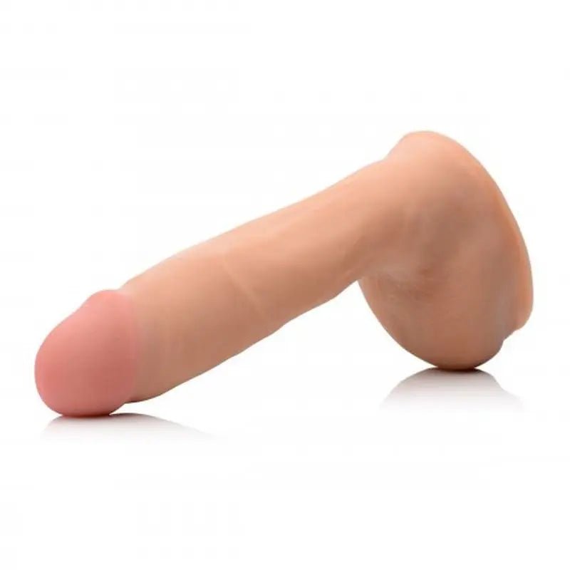 8in Dual Density Squirting Dildo w Balls Reservoir Loadz Discreet Intimate Essentials.