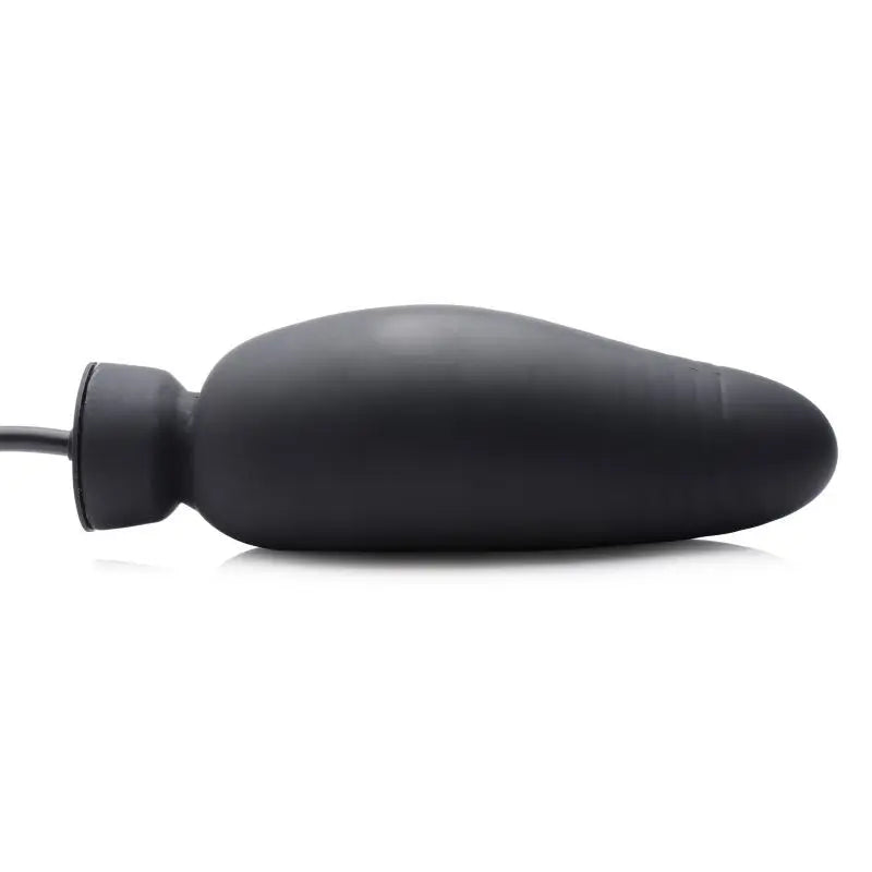 Dick Spand Inflatable Silicone Dildo Black Master Series Discreet Intimate Essentials.