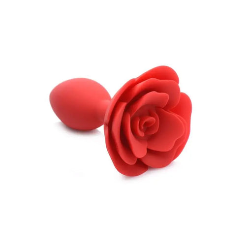 Booty Bloom Silicone Rose Plug Large Red Master Series Discreet Intimate Essentials.