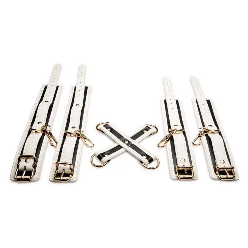 Kink In the Dark Glowing Hog Tie Set Fluro Green Master Series Discreet Intimate Essentials.