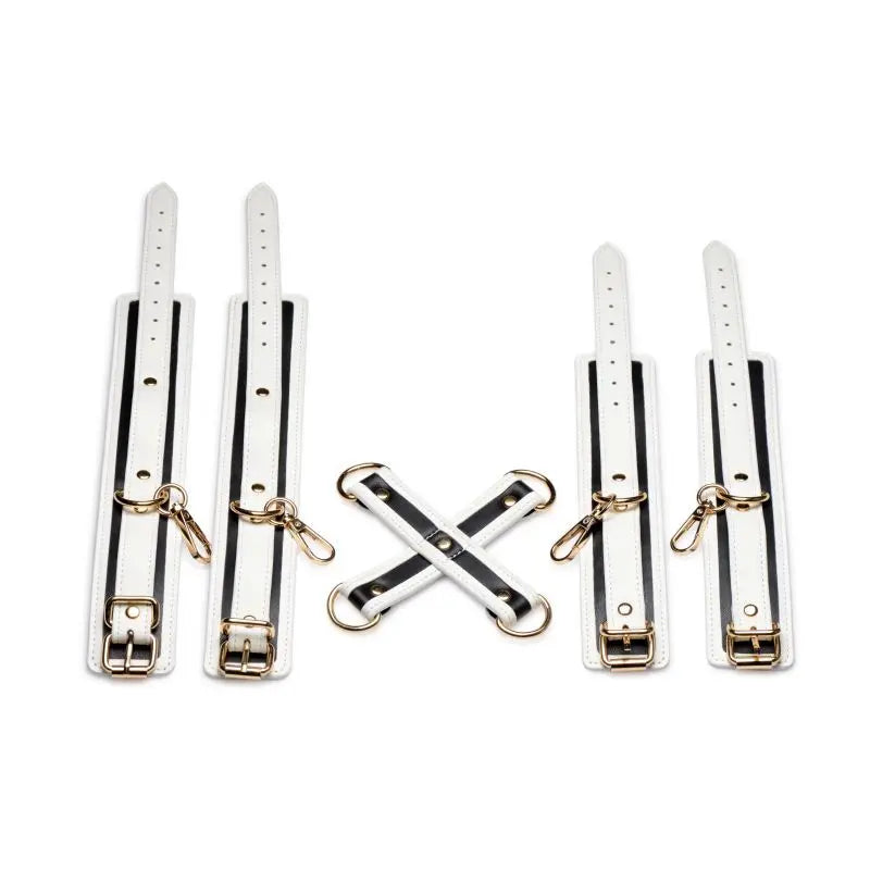 Kink In the Dark Glowing Hog Tie Set Fluro Green Master Series Discreet Intimate Essentials.