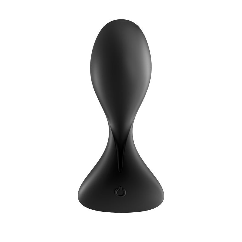Satisfyer Trendsetter Connect App Vibrating Anal Plug Black, app controlled vibrating anal plug for beginners with 12 vibration programs.