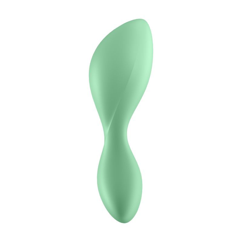 Satisfyer Trendsetter Connect App Vibrating Anal Plug in light green, featuring app-enabled vibrating anal plug for targeted stimulation.