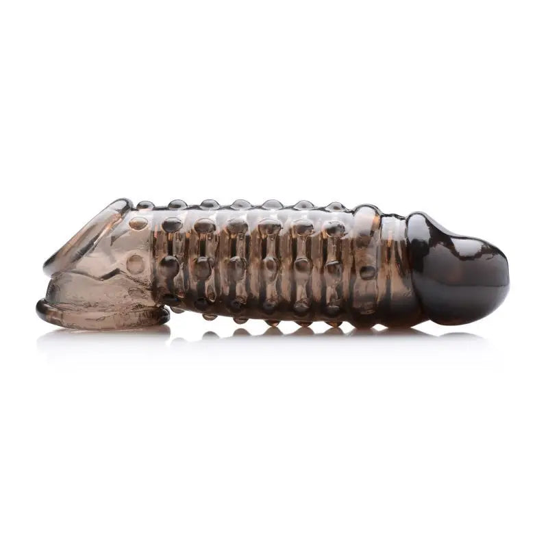 Affordable quality Penis Enhancer Sleeve 1.5in Smoke  from Size Matters by Discreet Intimate Essentials with Discreet Delivery 