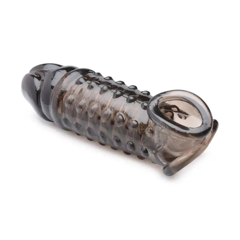 Affordable quality Penis Enhancer Sleeve 1.5in Smoke  from Size Matters by Discreet Intimate Essentials with Discreet Delivery 