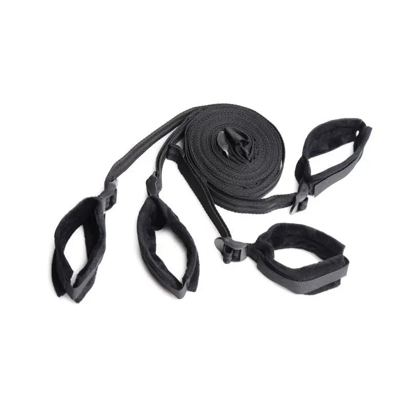 Bed Restraint Bondage Kit Black Strict Discreet Intimate Essentials.
