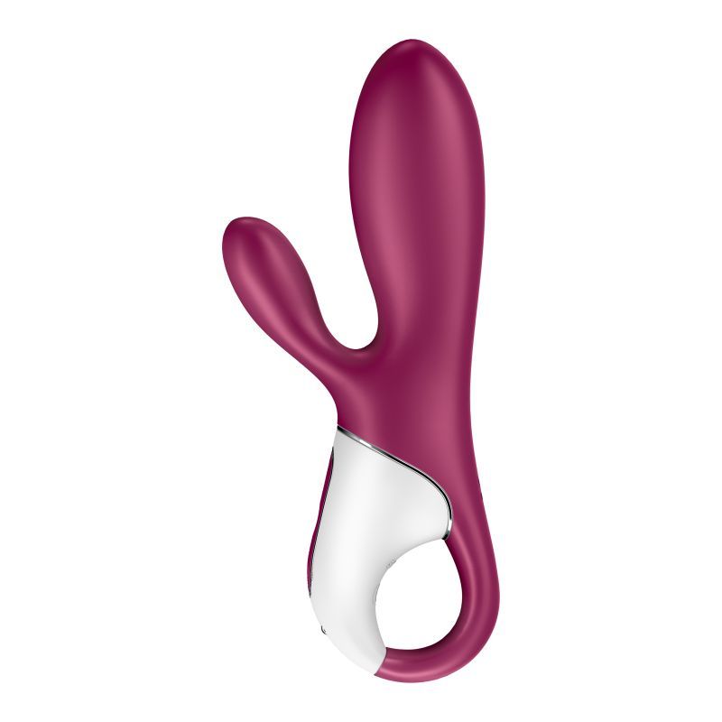 Satisfyer Hot Bunny Connect App Warming Vibrator for intimate essentials for her, featuring dual stimulation design and heat function.