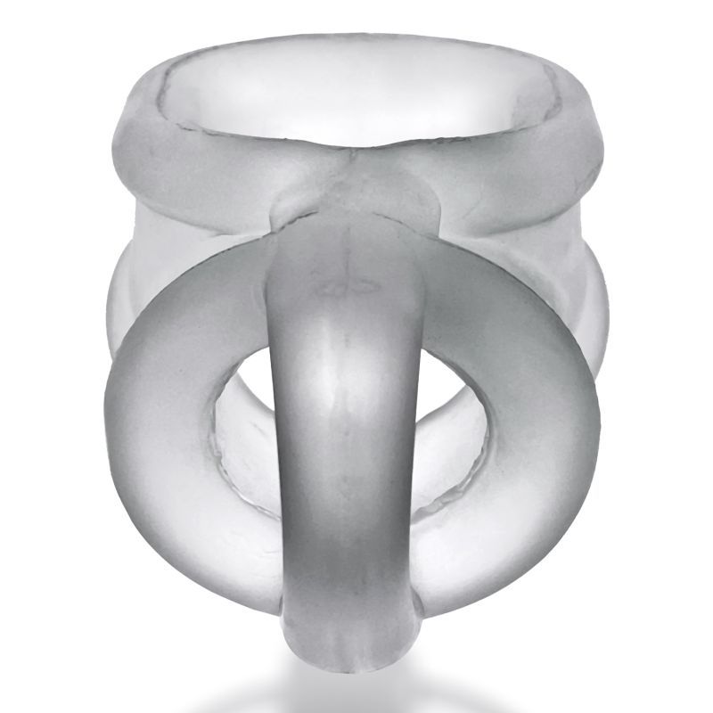 clear ice ballsling cocksling made from squishy TPR for added comfort and support.